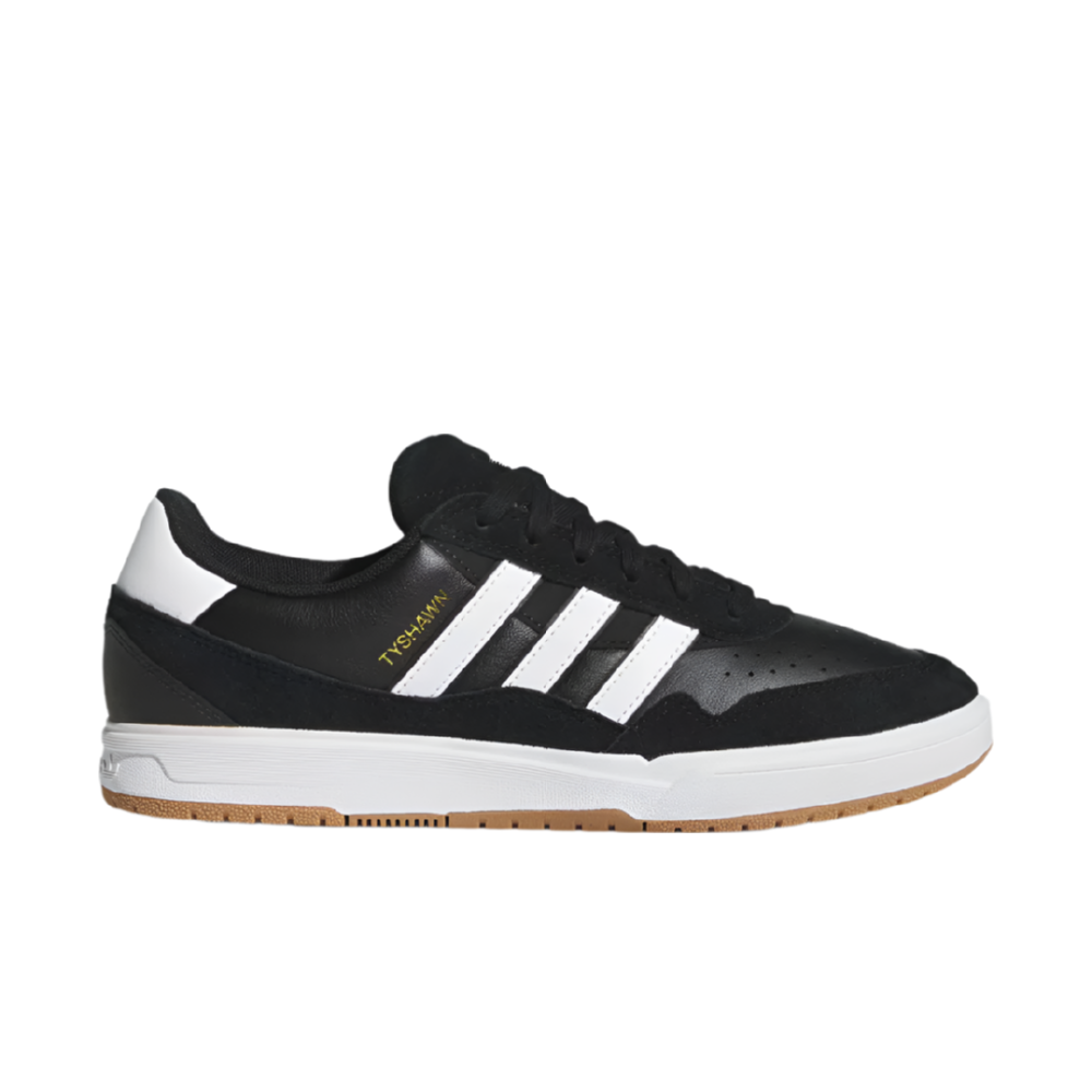 adidas Tyshawn II Black/White/Gum — skate shoes