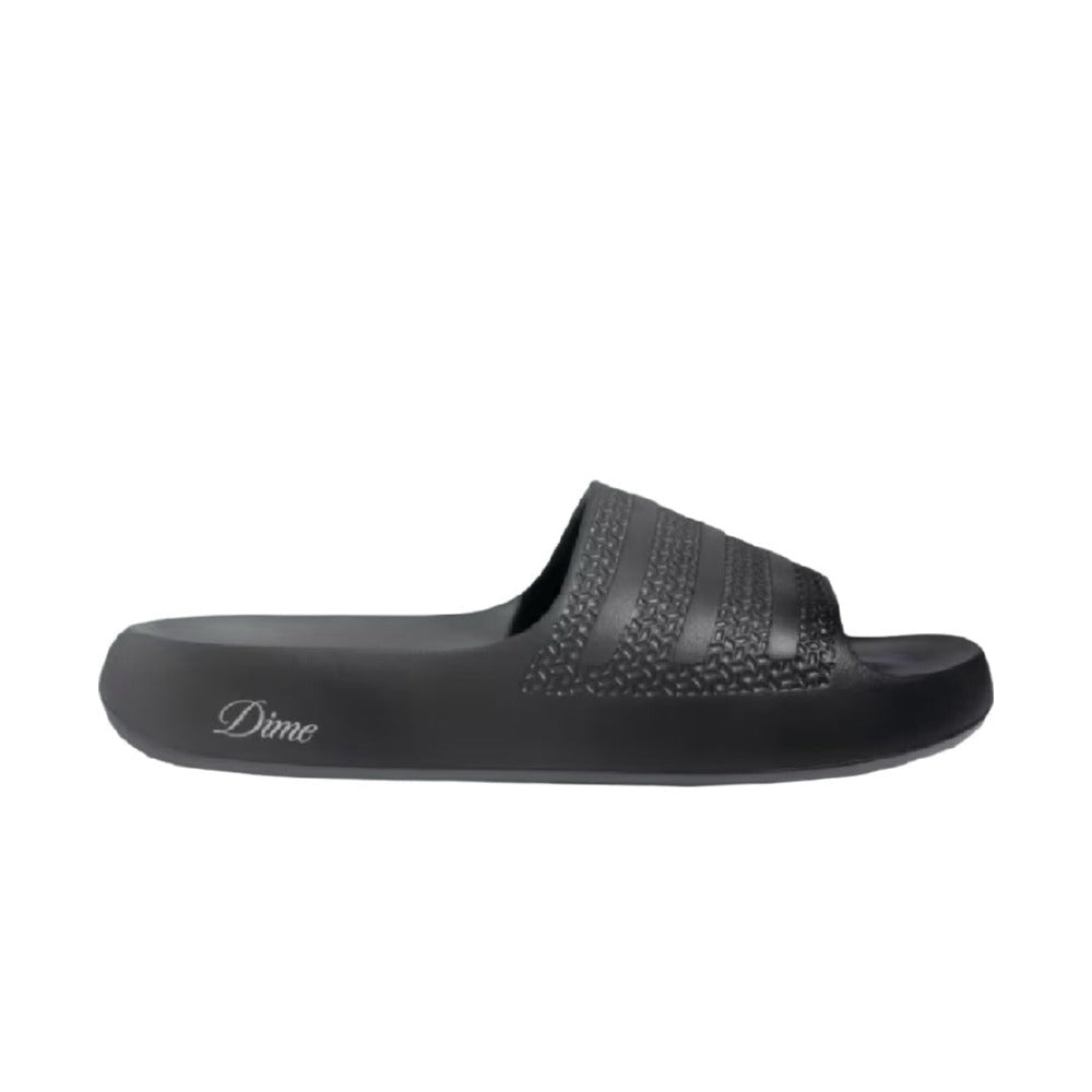adidas X Dime Ayoon Slides Black/White — skate shoes