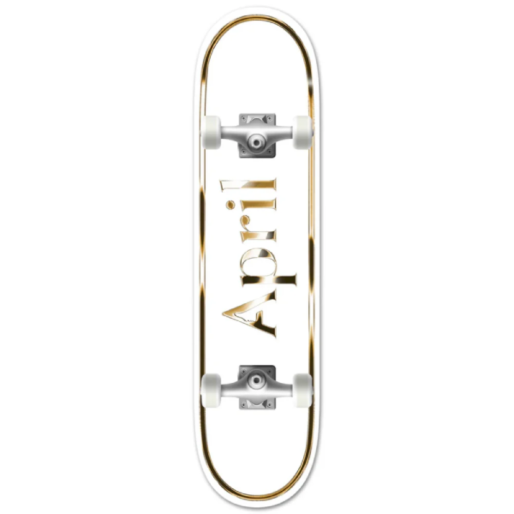 April OG Logo Golden White Complete 8.25