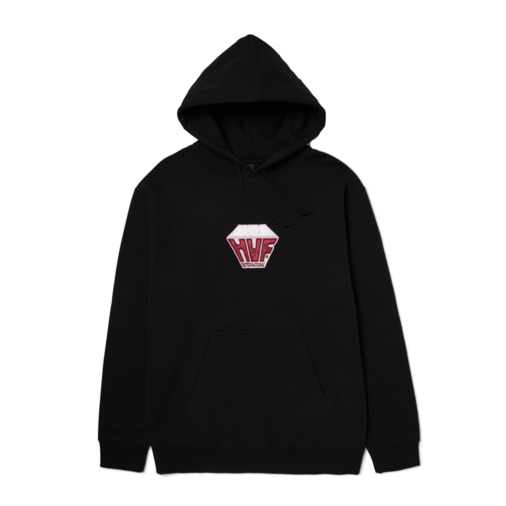 Huf Big Block Pullover Hoodie Black