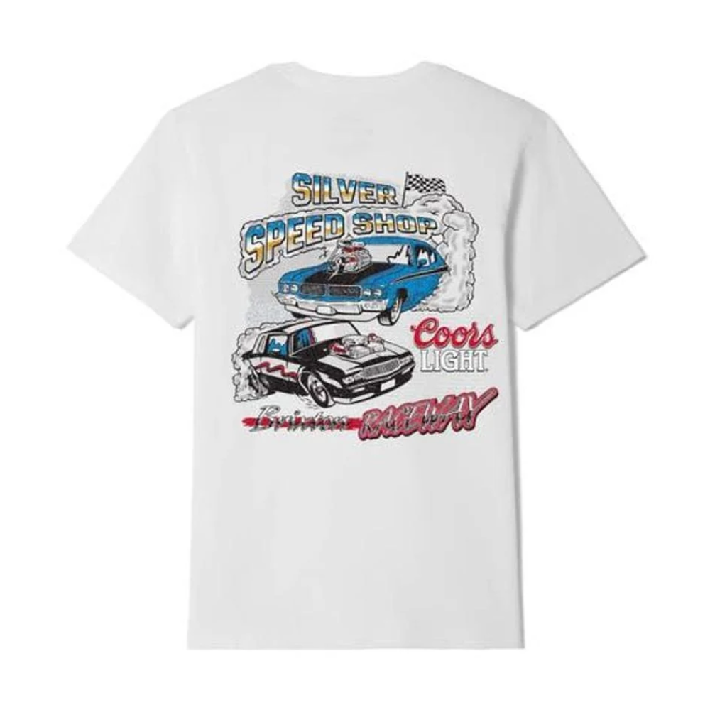 Brixton x Coors Light Raceways T-Shirt White