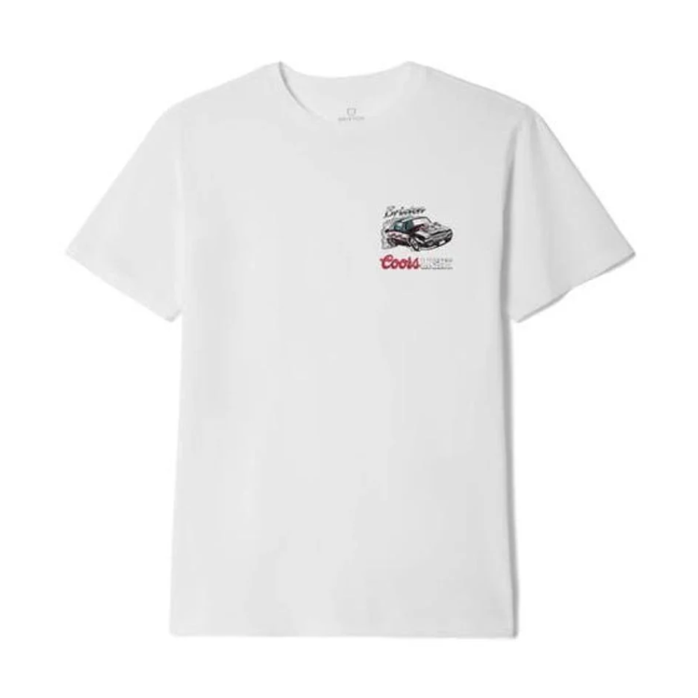Brixton x Coors Light Raceways T-Shirt White