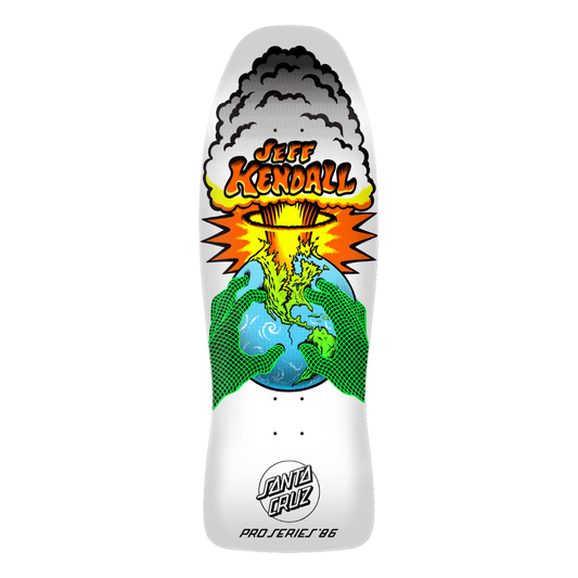 Santa Cruz Kendall End Of The World Reissue White Deck 10"