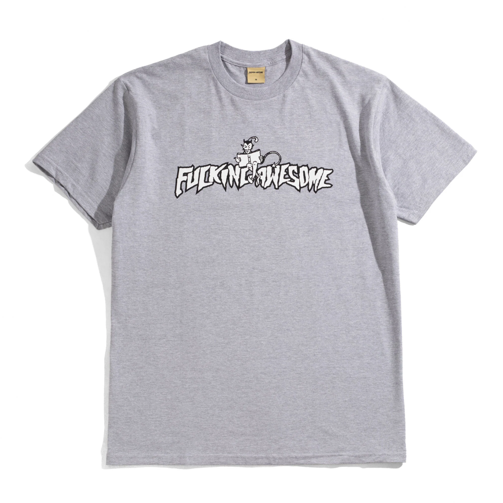 【FUCKING AWESOME】ANGEL WITH DEMONIC ANGEL TEE / WHITE Fucking Awesome - Angel With Demonic Angel Tee - Sand