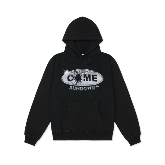 Come Sundown Metallic Taste Hood Black