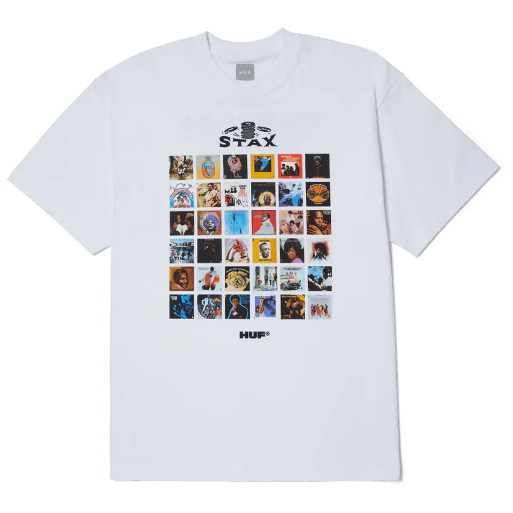 Huf X Stax Soulsville USA T-Shirt White