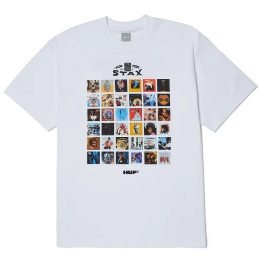 Huf X Stax Soulsville USA T-Shirt White