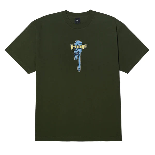 Huf Vise T-Shirt Hunter Green