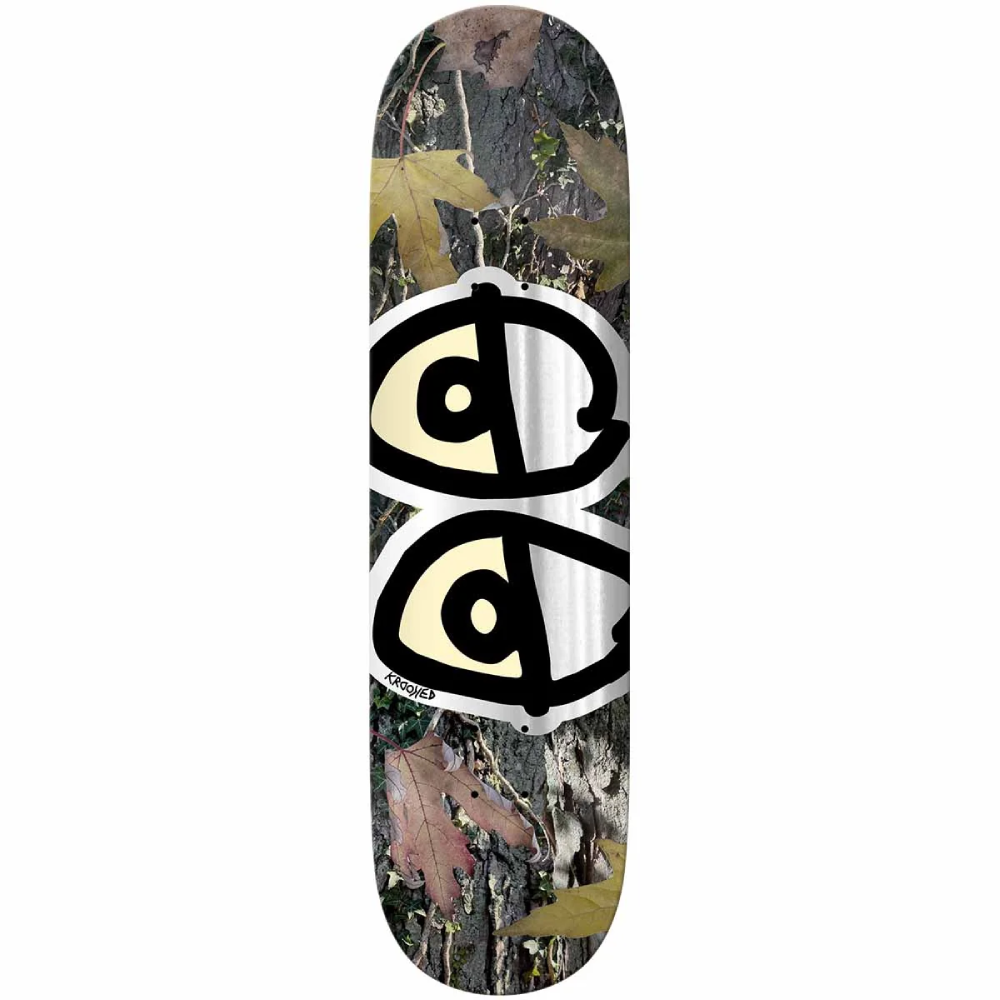 Krooked Team Eyes Camo Foil Deck 8.5