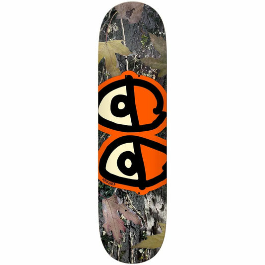 Krooked Team Eyes Camo Orange Deck 8.25