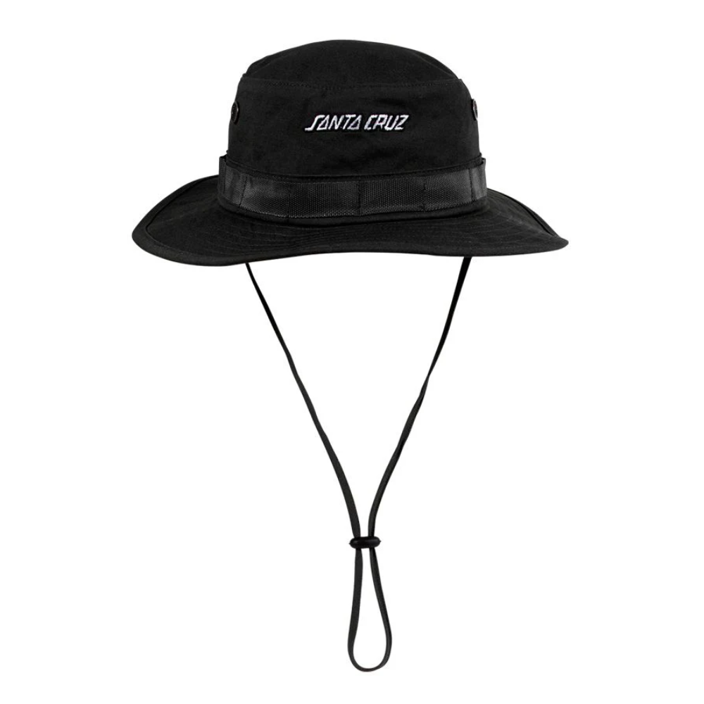 Santa Cruz Classic Strip Boonie Hat Black