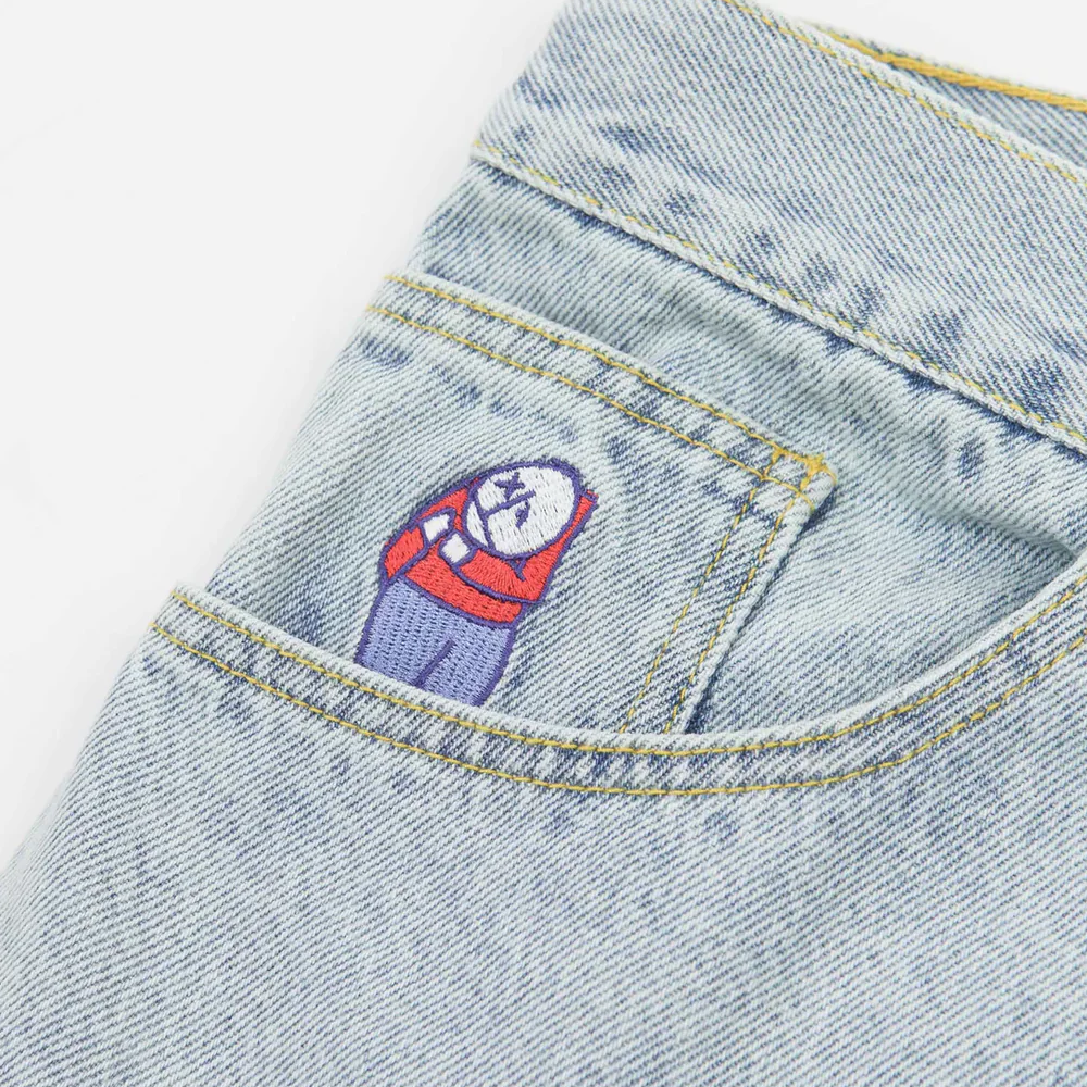 Polar Big Boy Jeans Light Blue OG Logo