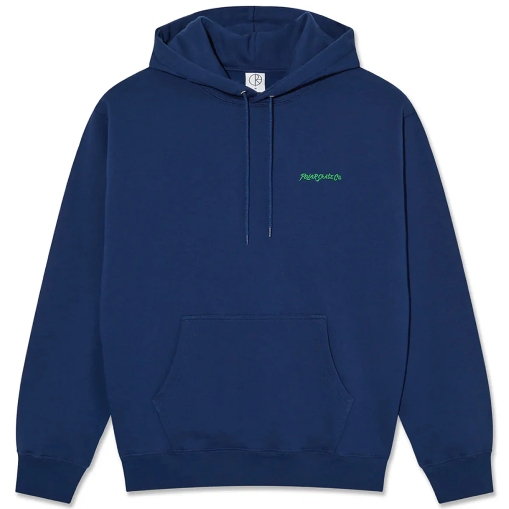 Polar Dave Hoodie Surf Logo Royal Blue
