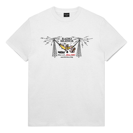 Pass~Port Radio Silence White T-Shirt