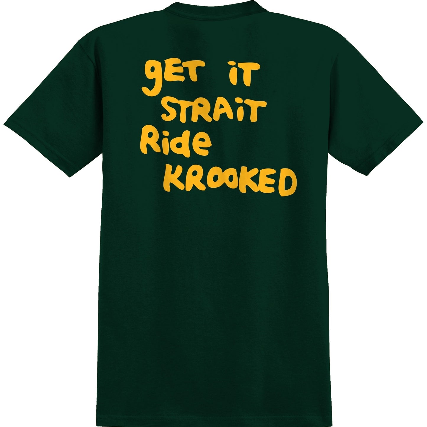 Krooked Strait Eyes T-Shirt Green/ Gold