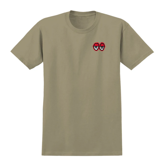 Krooked Strait Eyes T-Shirt Sand/Red