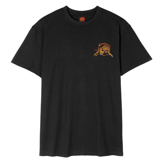 Santa Cruz Salba Tiger Redux Box Fit T-Shirt Black