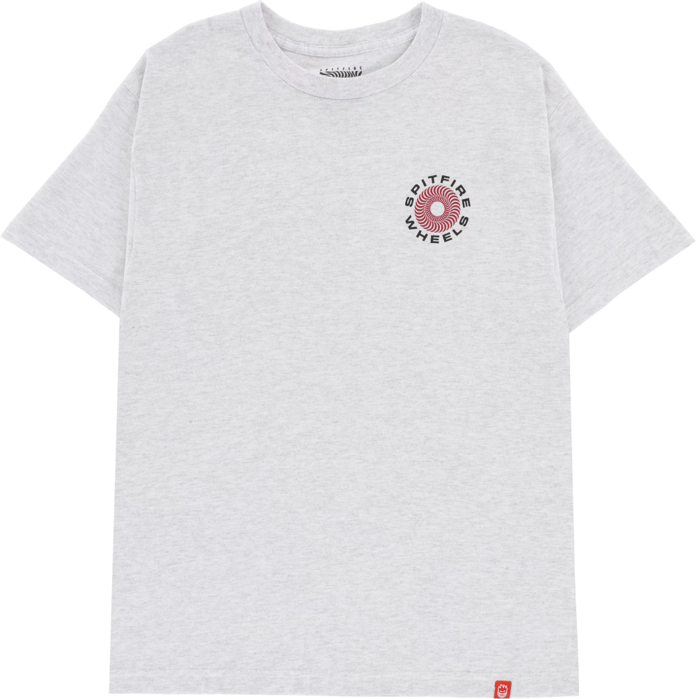 Spitfire Classic '87 Swirl Fade Fill T-Shirt Ash