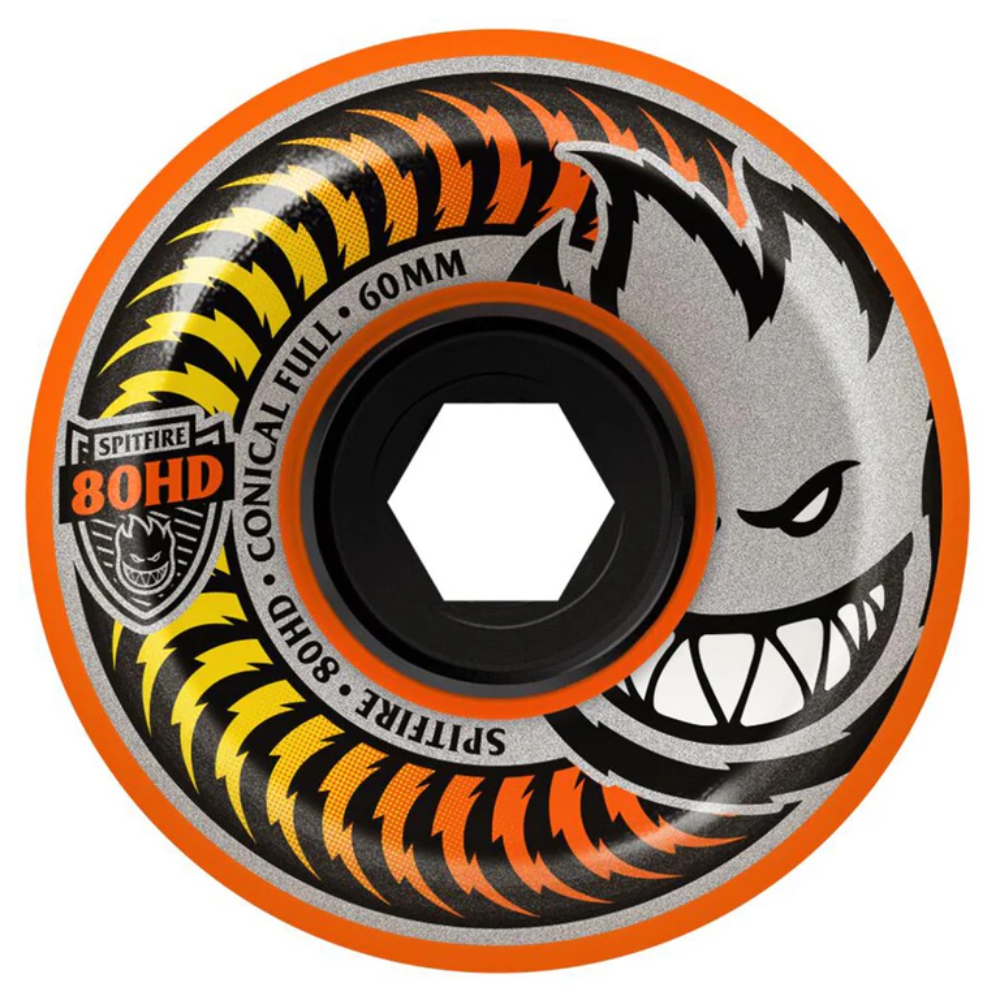 Spitfire Fade Conical Full 60MM 80HD Wheels Orange