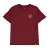Spitfire Bighead Classic Tee Maroon/Red/Yellow