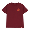 Spitfire Bighead Classic T-Shirt Maroon/Red/Yellow