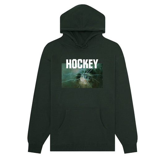 Hockey Thin Ice Hoodie Forest Green