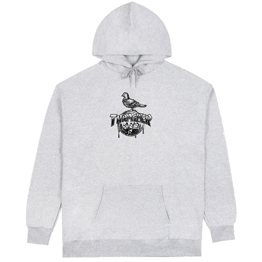 Thrasher x Antihero Cover The Earth Hoodie Ash Grey