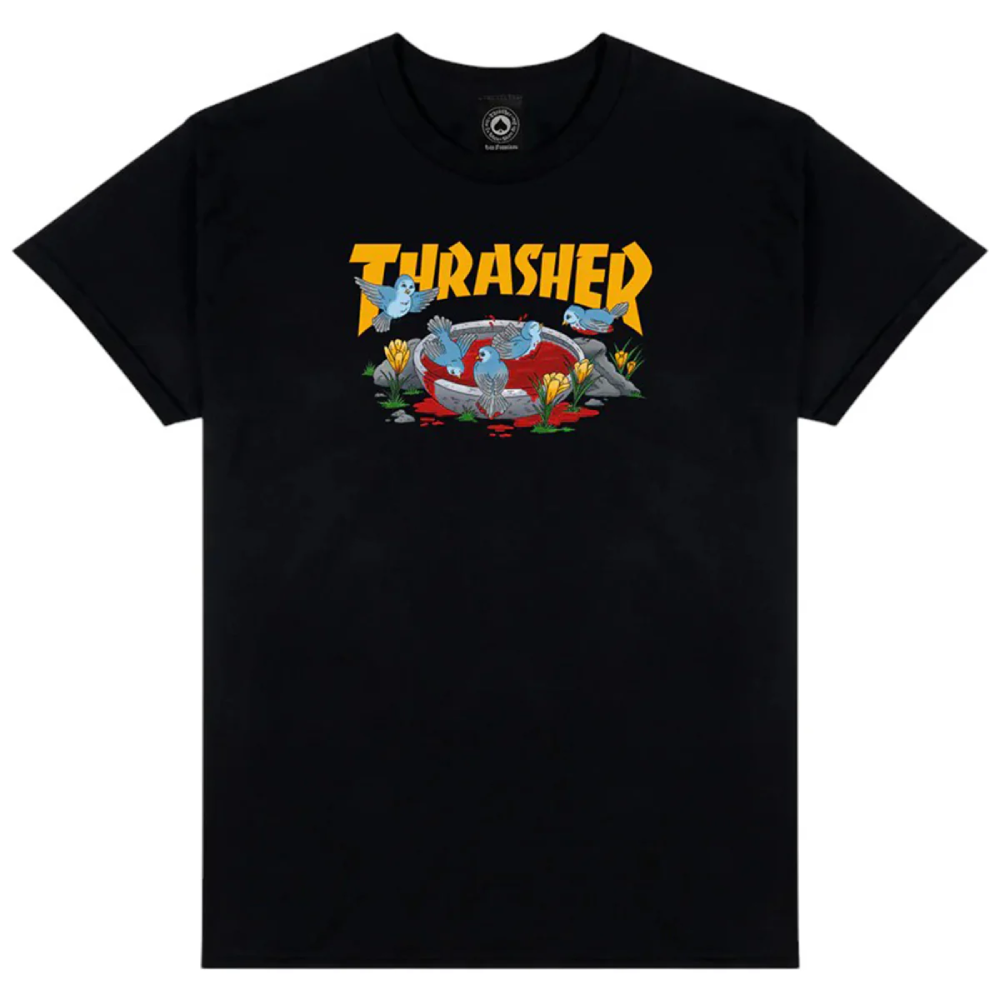 Thrasher Blood Bath T-Shirt Black