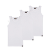 Dickies Basic Singlet 3 Pack Classic Rib Singlet White