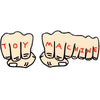 Toy Machine Fists Sticker