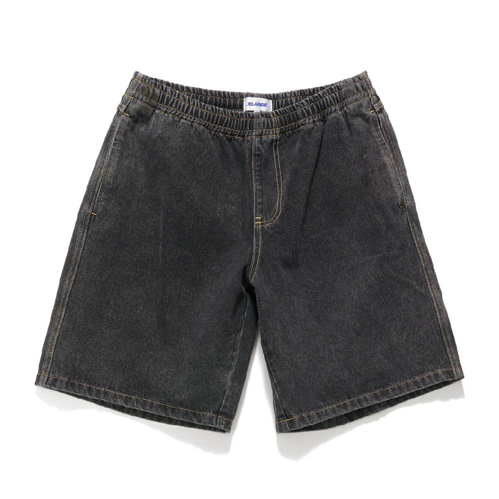 Xlarge Bull Denim 91 Elastic Short Washed Black