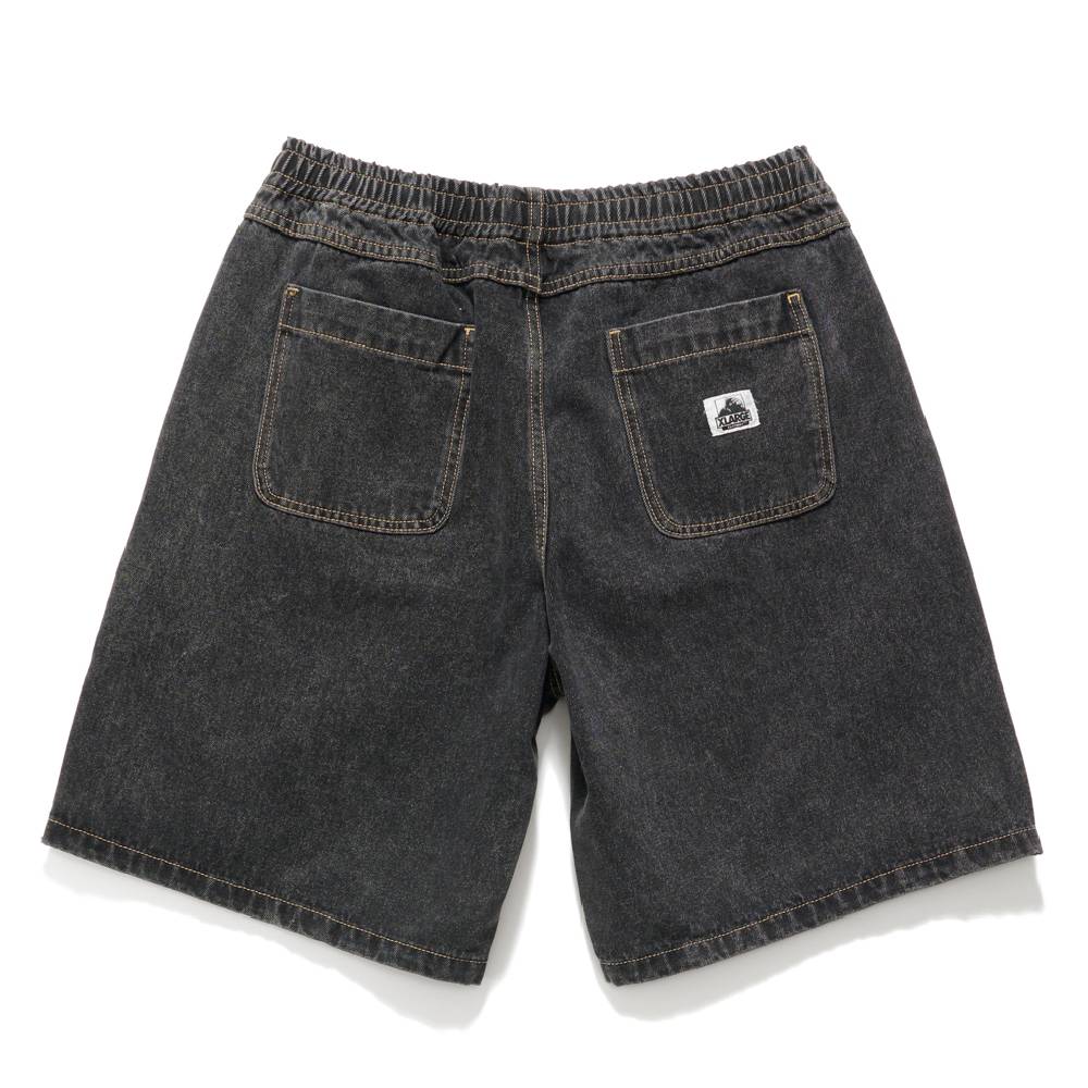 Xlarge Bull Denim 91 Elastic Short Washed Black