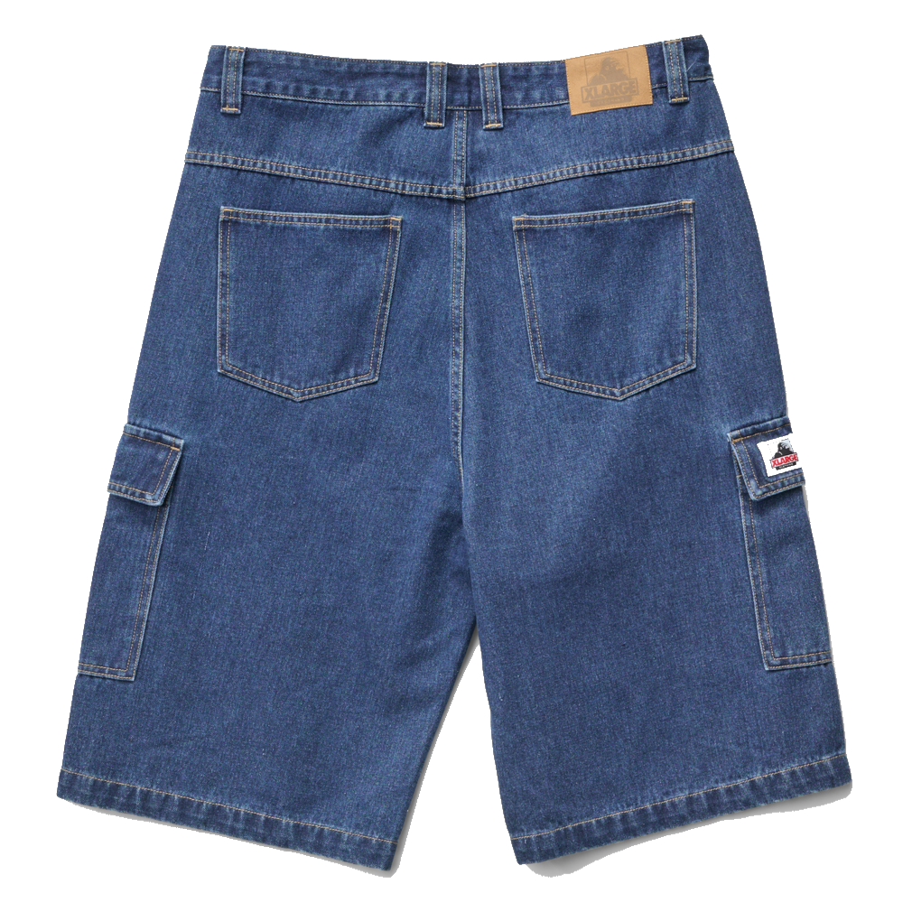 XLarge Baggy Cargo Denim 91 Short Dark Indigo