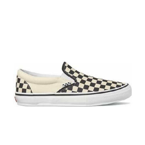 Vans Skate Slip-On Checkerboard Black/Off White — skate shoes