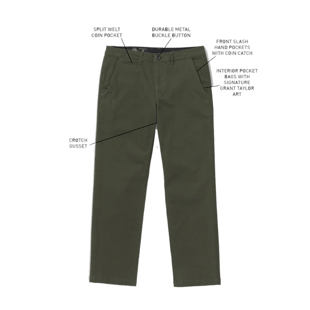 Volcom Skate Vitals G Taylor Pant Squadron Green