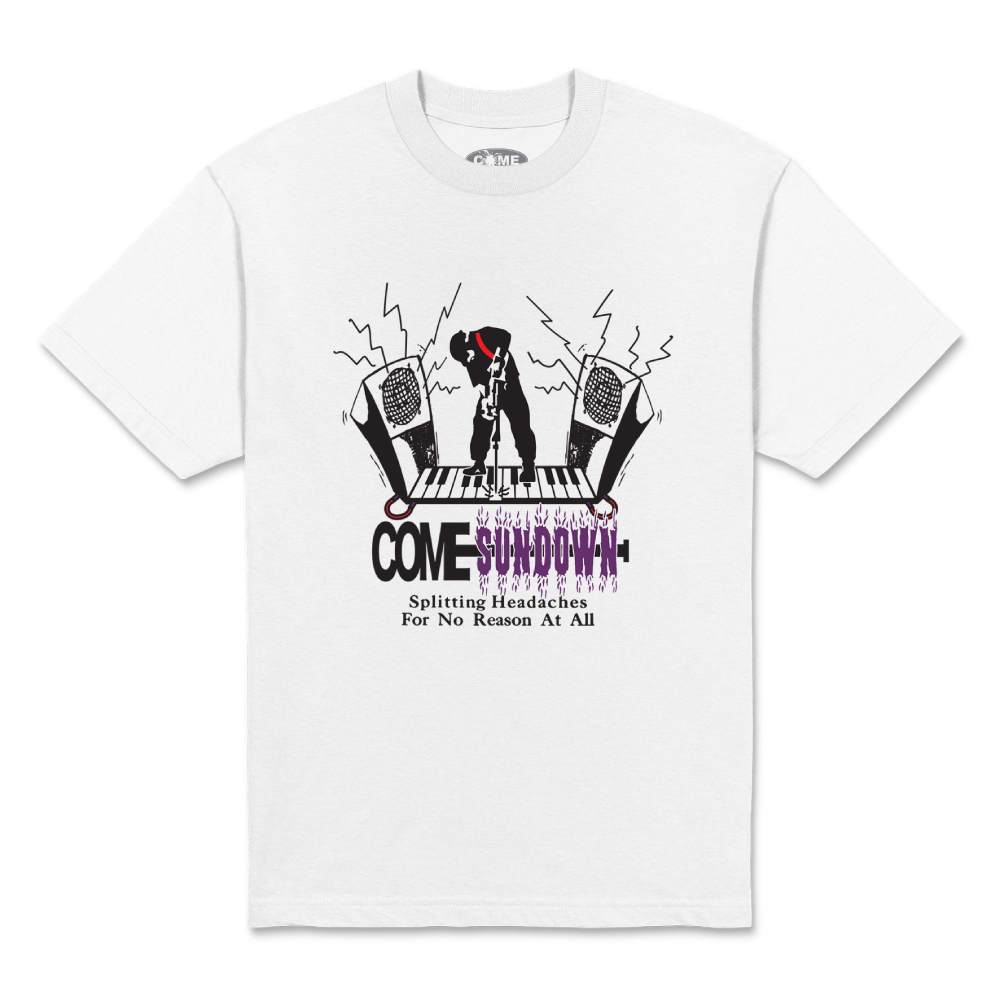 Come Sundown Headaches T-Shirt White