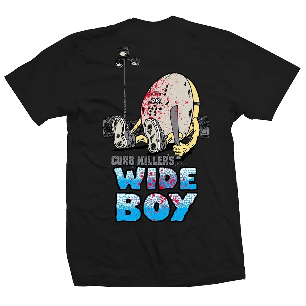 Heroin Curb Killer Wide Boy T-Shirt Black