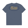 Brixton Parsons Tailored T-Shirt Antelope/Flint Blue/Bison