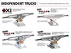 Independent Standard Silver Trucks 169