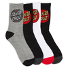 Santa Cruz 4 Pack Socks Assorted