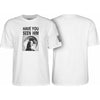 Powell Peralta Searching For Animal Chin T-Shirt White