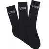 Vans Classic Crew Sock 3 Pack Black