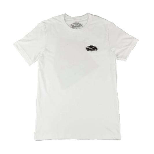 The Heated Wheel Slam Time Tee White