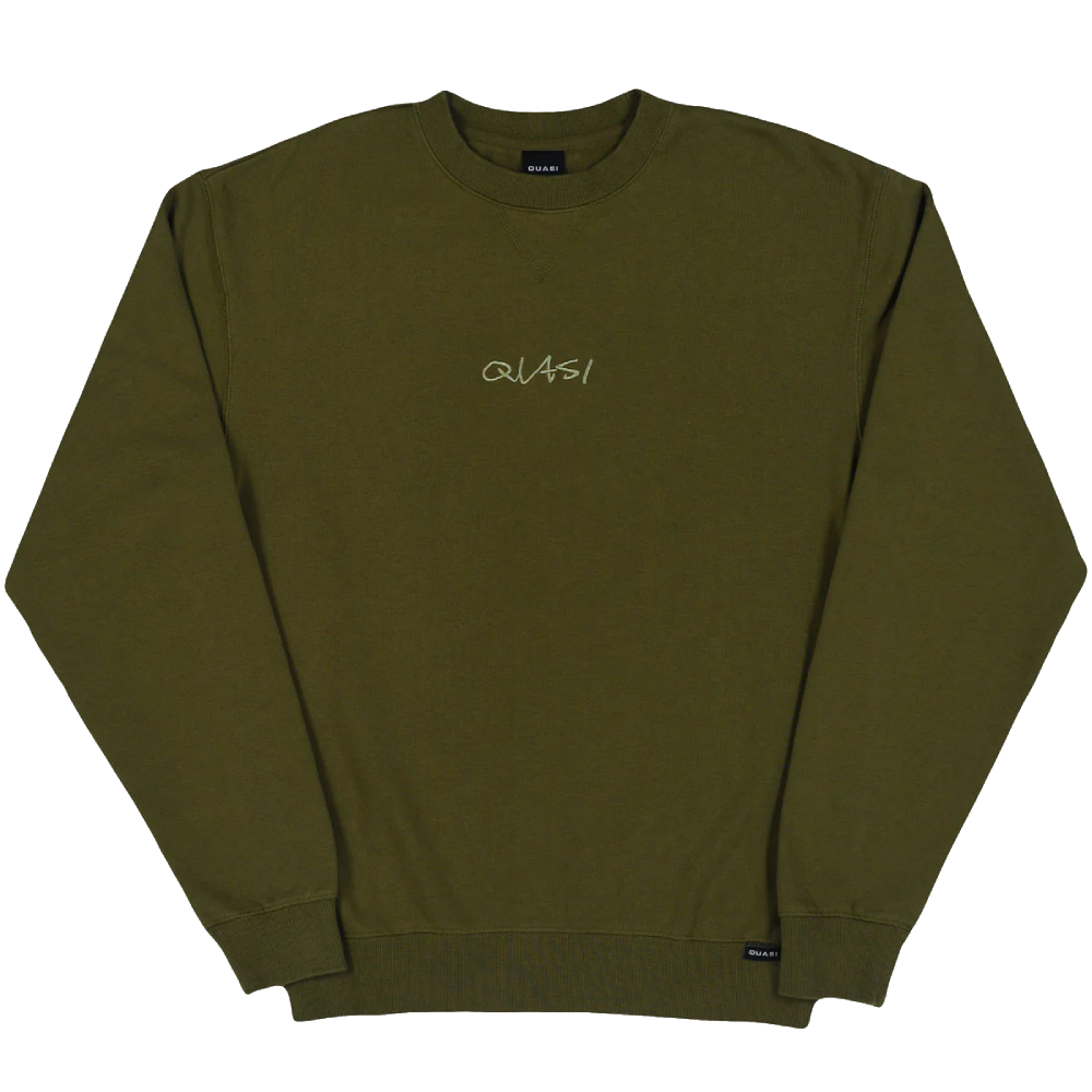 Quasi Note Crew Neck Army – The Skateboard Shop