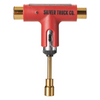 Silver Skate Tool Red/Gold