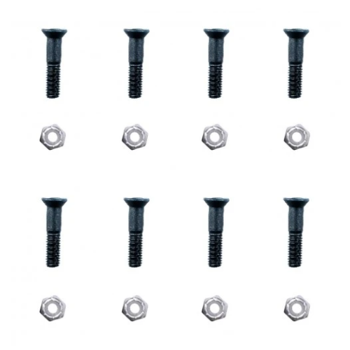 Sunday 1" Allen Bolts Black/Silver