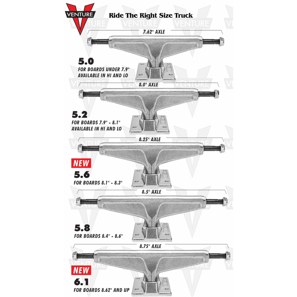 Venture Hi Hollow V-Cast Kader Trucks 5.6